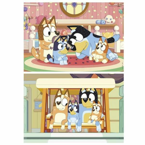 Set di 2 Puzzle Educa Bluey (2 Unità)