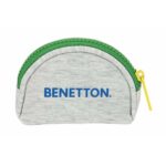 Portamonete Benetton Pop Grigio 9,5 x 7 x 3 cm