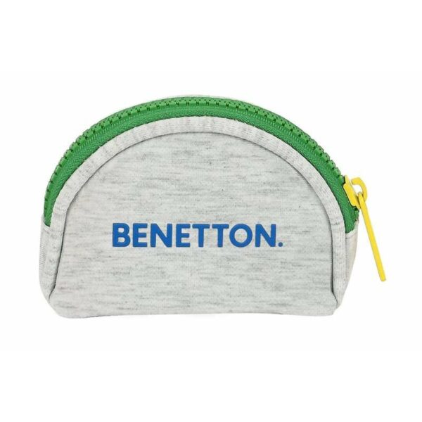 Portamonete Benetton Pop Grigio 9,5 x 7 x 3 cm