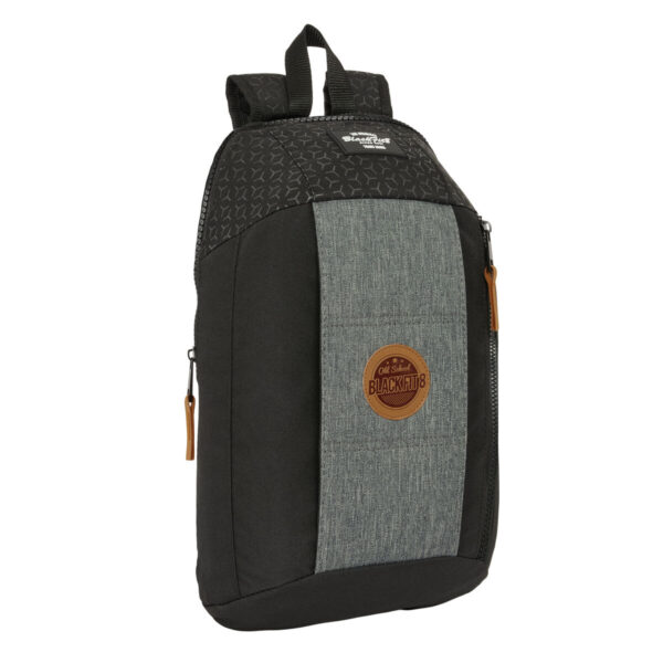 Zaino Casual BlackFit8 Old school Nero Grigio 22 x 39 x 10 cm