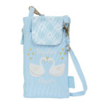 Portamonete Glow Lab Cisnes Borsa per Cellulare Azzurro