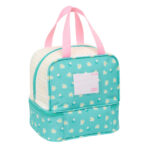 Portamerenda Peppa Pig Pretty flowers Giallo Menta 20 x 20 x 15 cm