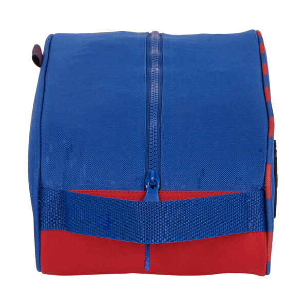 Scarpiera da Viaggio F.C. Barcelona Azzurro Rosso Granato 34 x 15 x 18 cm
