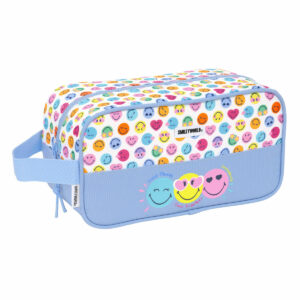 Scarpiera da Viaggio Smiley Joyful Multicolore Azzurro Chiaro 29 x 15 x 14 cm