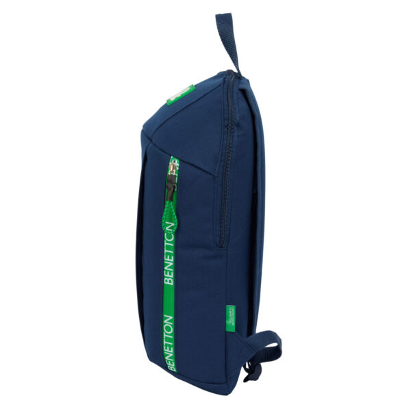 Zaino Casual Benetton Green Blu Marino 22 x 39 x 10 cm