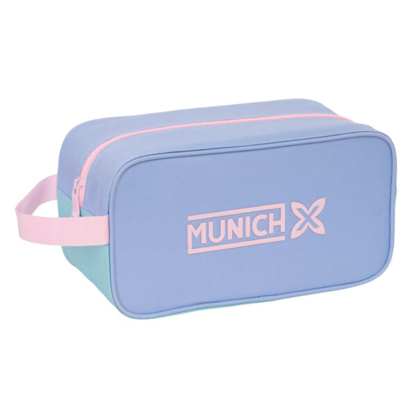 Scarpiera da Viaggio Munich Mellow Azzurro Rosa Celeste 29 x 15 x 14 cm