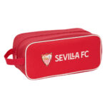Scarpiera da Viaggio Sevilla Fútbol Club Rosso 34 x 15 x 14 cm Resistente all'acqua
