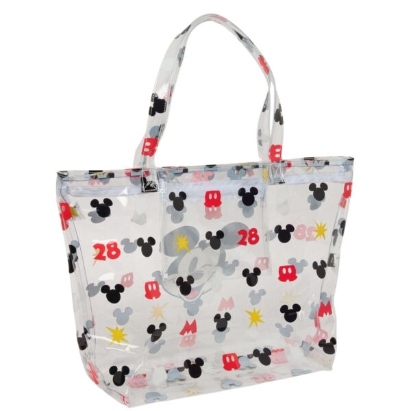 Shopping Bag Mickey Mouse Clubhouse Beach Multicolore Trasparente 54 x 35 x 17 cm