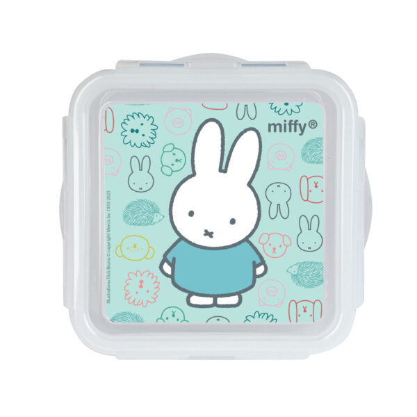 Porta pranzo Miffy Friends Azzurro Poliestere 13 x 7.5 x 13 cm