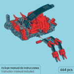 Set di Costruzioni IM Master 664 Pezzi