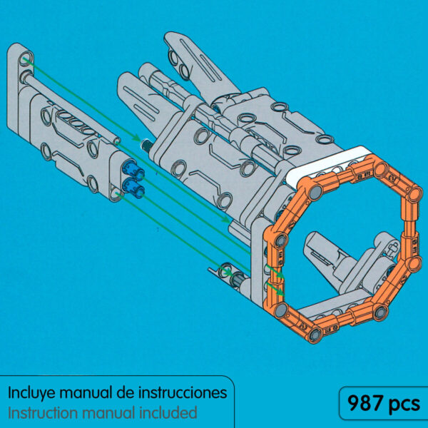 Set di Costruzioni IM Master 987 Pezzi