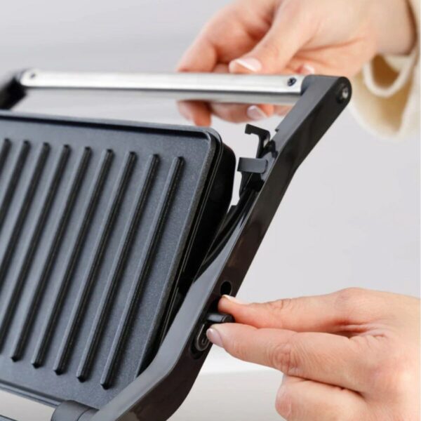 Piastra Grill Elettrica Taurus Acciaio 1000 W