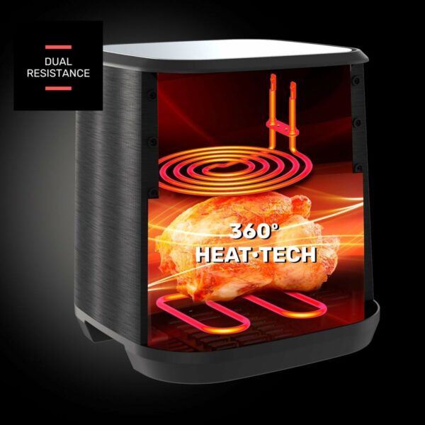 Friggitrice ad Aria Taurus AIR FRY 360XL Nero 2100 W 8 L