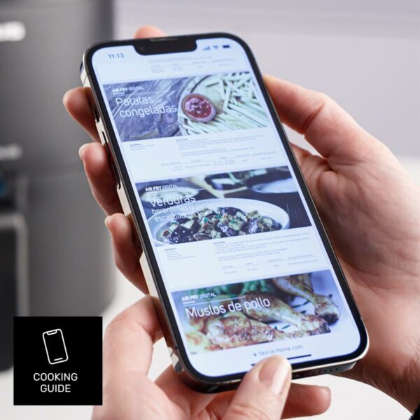 Friggitrice ad Aria Taurus AIR FRY 360XL Nero 2100 W 8 L