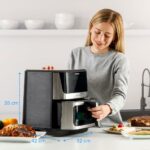 Friggitrice ad Aria Taurus AIR FRY 360XL Nero 2100 W 8 L