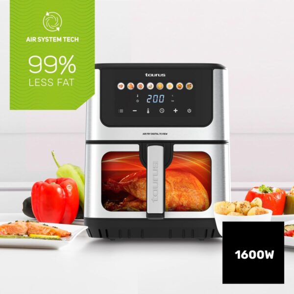 Friggitrice ad Aria Taurus 973999000 Nero