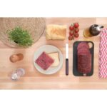 Coltello da Dolce Arcos Nero Fucsia Acciaio inossidabile polipropilene