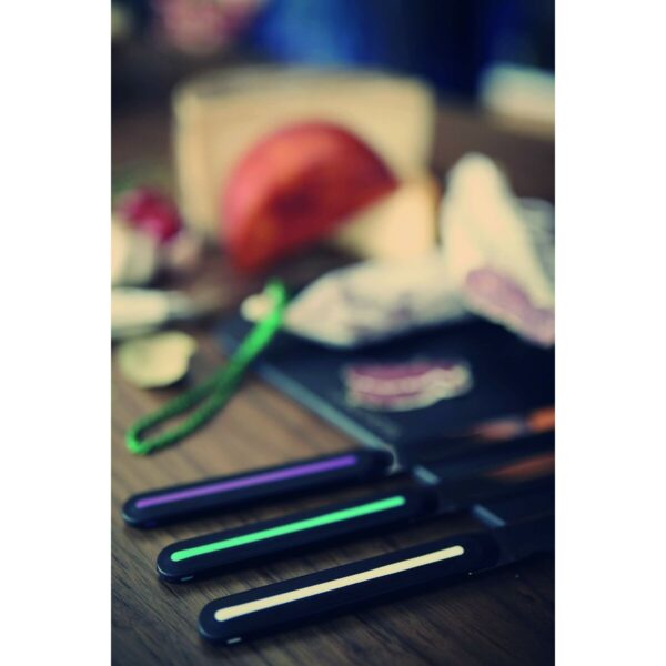 Coltello da Dolce Arcos Nero Fucsia Acciaio inossidabile polipropilene