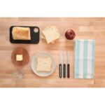 Coltello da Dolce Arcos Nero Fucsia Acciaio inossidabile polipropilene