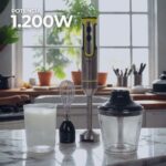 Frullatore ad Immersione JATA JEBT1789 Grigio 1200 W