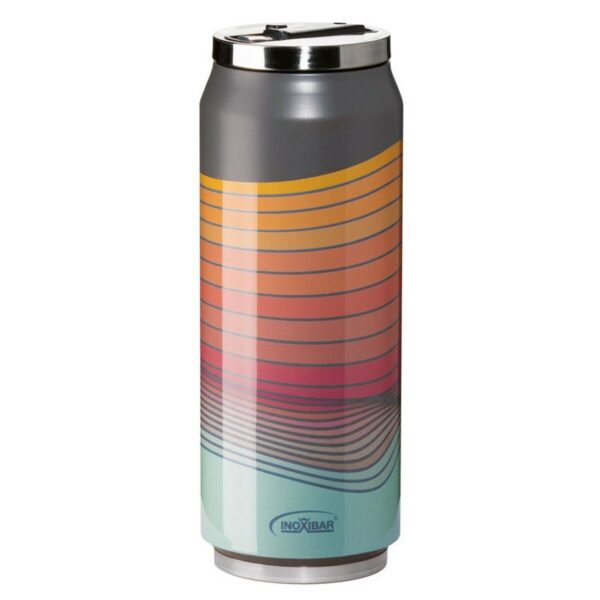 Thermos da Viaggio Inoxibar 61261 RED WAVES Rosso 280 ml