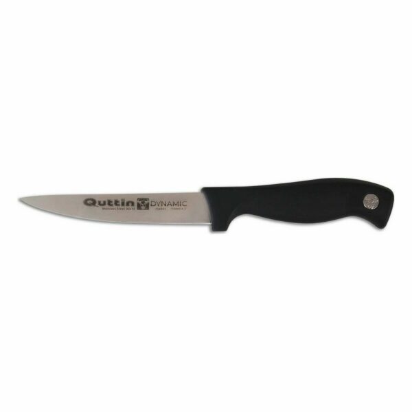 Coltello da Cucina Quttin Dynamic Nero Argentato 11 cm (24 Unità)