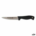 Coltello da Cucina Quttin Dynamic Nero Argentato 11 cm (24 Unità)