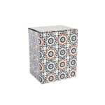 Tazza con Filtro per Infusioni DKD Home Decor Multicolore Arancio Piastrella Arabo 300 ml (2 Unità)
