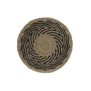 Sottopentola DKD Home Decor Nero Naturale 38 x 38 x 1 cm