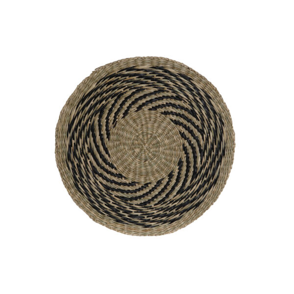 Sottopentola DKD Home Decor Nero Naturale 38 x 38 x 1 cm