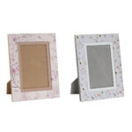Borsa Donna DKD Home Decor Azzurro Bianco Grigio Cammello Rosa chiaro 16,5 x 2 x 21,5 cm (2 Unità)