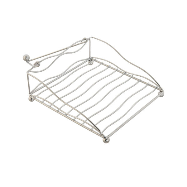 Portatovagliolo Home ESPRIT Argentato Metallo 19 x 19 x 7 cm