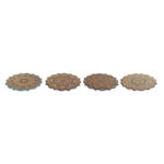 Sottopentola Home ESPRIT Sughero Dolomite 20 x 20 x 1 cm (4 Unità)
