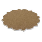 Sottopentola Home ESPRIT Sughero Dolomite 20 x 20 x 1 cm (4 Unità)