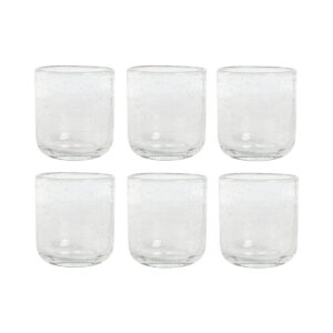 Set di Bicchieri Home ESPRIT Trasparente Cristallo 320 ml (6 Unità)