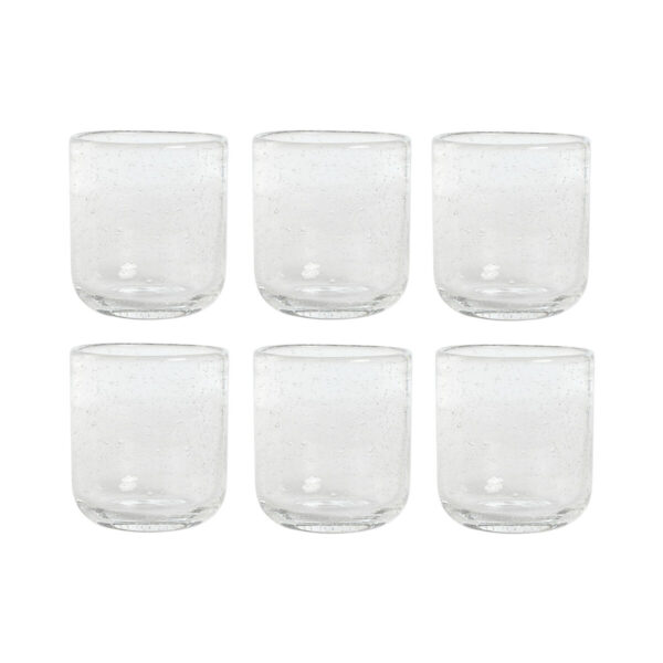 Set di Bicchieri Home ESPRIT Trasparente Cristallo 320 ml (6 Unità)
