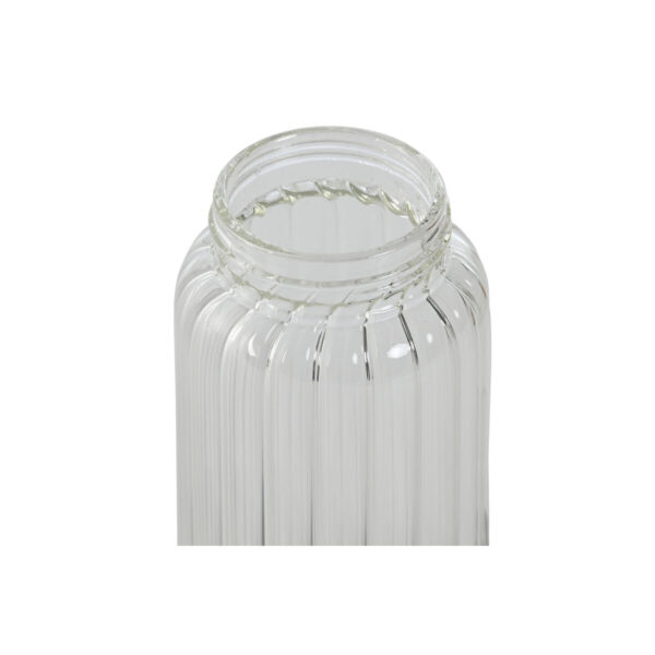 Set olio e aceto Home ESPRIT Trasparente Naturale Bambù Cristallo 18,5 x 9,3 x 24 cm