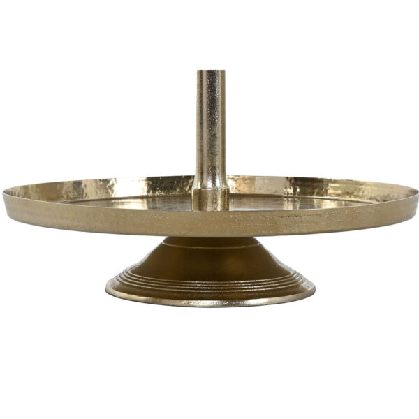 Portafrutta Home ESPRIT Dorato Alluminio 44,5 X 44,5 X 88 cm