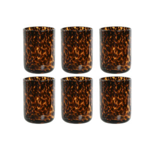 Set di Bicchieri Home ESPRIT Cristallo Vintage 320 ml (6 Unità)