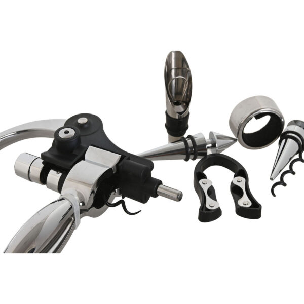 Set di Accessori per il Vino Home ESPRIT Naturale Bambù Acciaio inossidabile