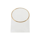 Set di Bicchieri Home ESPRIT Trasparente Dorato Cristallo 400 ml (6 Unità)