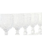 Set di Bicchieri Home ESPRIT Trasparente Cristallo 270 ml (6 Unità)