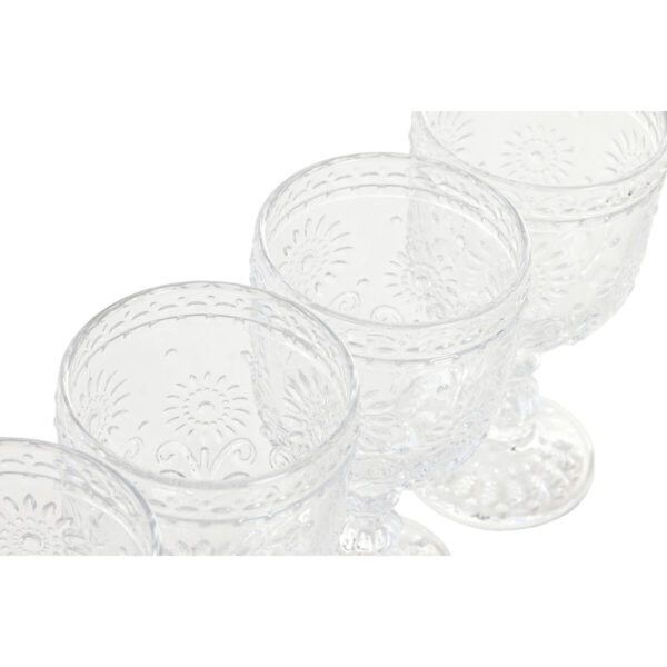 Set di Bicchieri Home ESPRIT Trasparente Cristallo 270 ml (6 Unità)