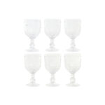 Set di Bicchieri Home ESPRIT Trasparente Cristallo 270 ml (6 Unità)