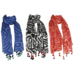 Fazzoletto Home ESPRIT Beige Multicolore Corallo (3 Unità)