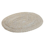 Tovaglietta Singola Home ESPRIT Bianco Naturale Bambù Rattan 40 x 30 x 1 cm