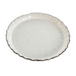 Piatto da pranzo Home ESPRIT Bianco Marrone Porcellana 26 x 26 x 11 cm