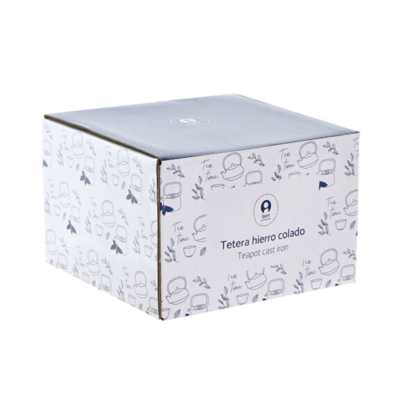 Teiera Home ESPRIT Nero Beige Acciaio inossidabile Ferro 300 ml (2 Unità)