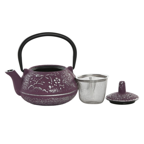 Teiera Home ESPRIT Giallo Verde Lilla Acciaio inossidabile Ferro 300 ml (3 Unità)