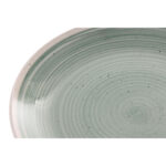 Servizio di Piatti Home ESPRIT Bianco Verde Gres 18 Pezzi